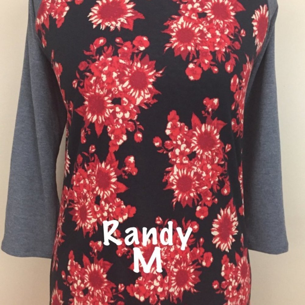 LuLaRoe Randy Baseball T new with tags